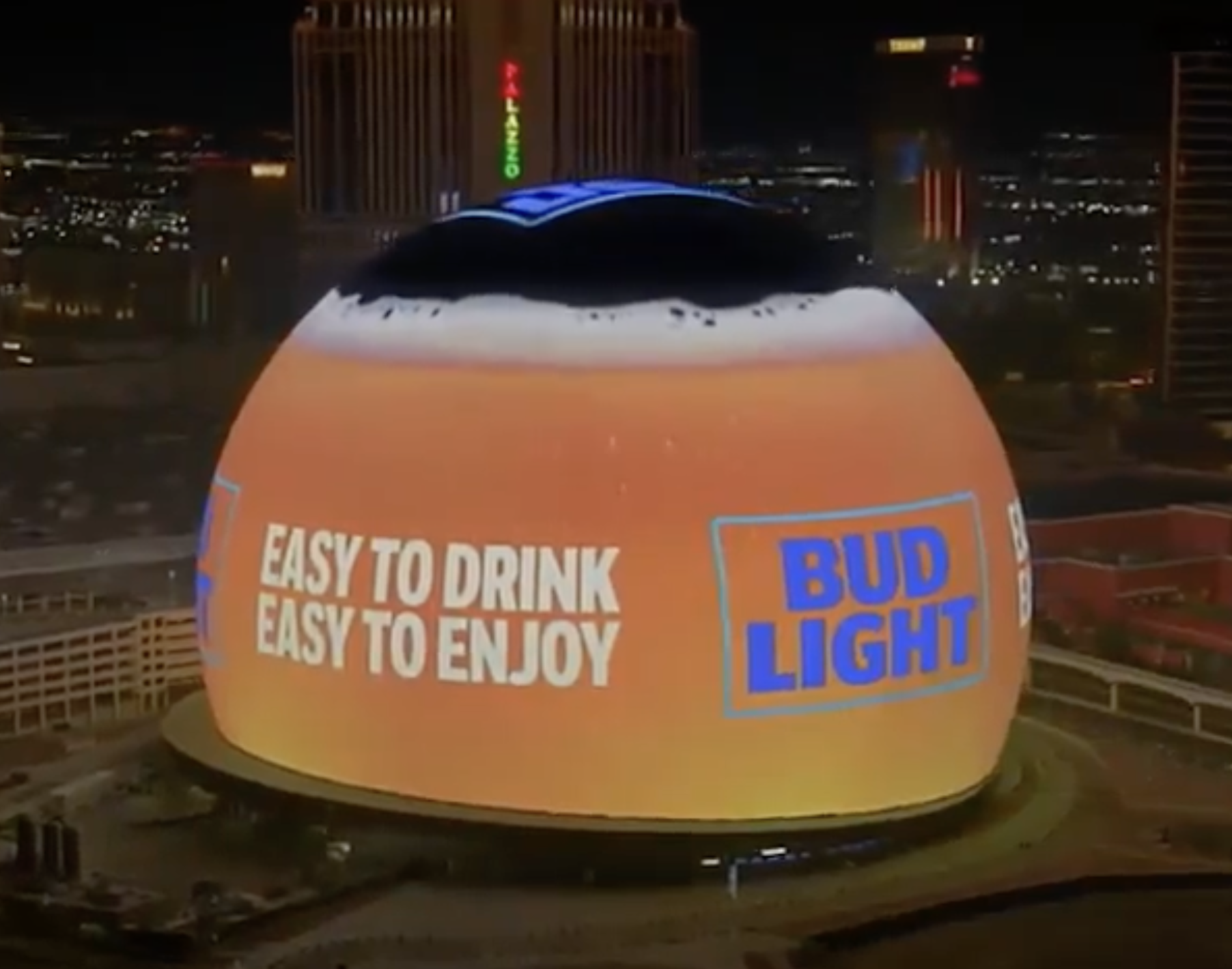 Bud Light on the Sphere