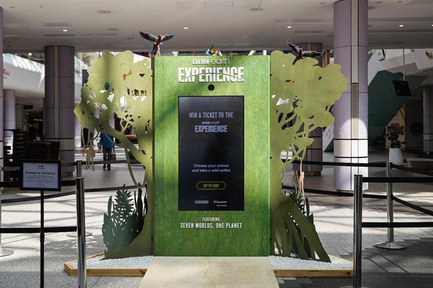 BBC promotes new series with AR photo booth