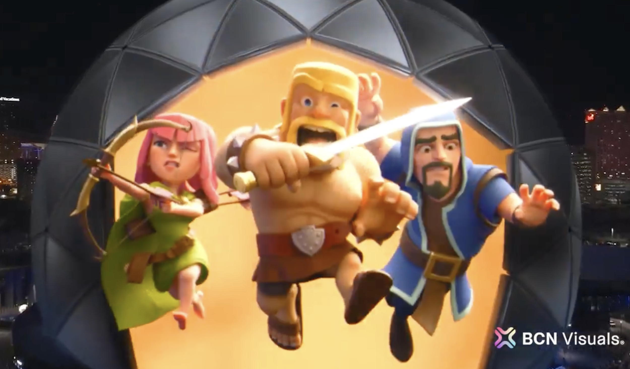 Google/Samsung/Clash of Clans take over the Sphere