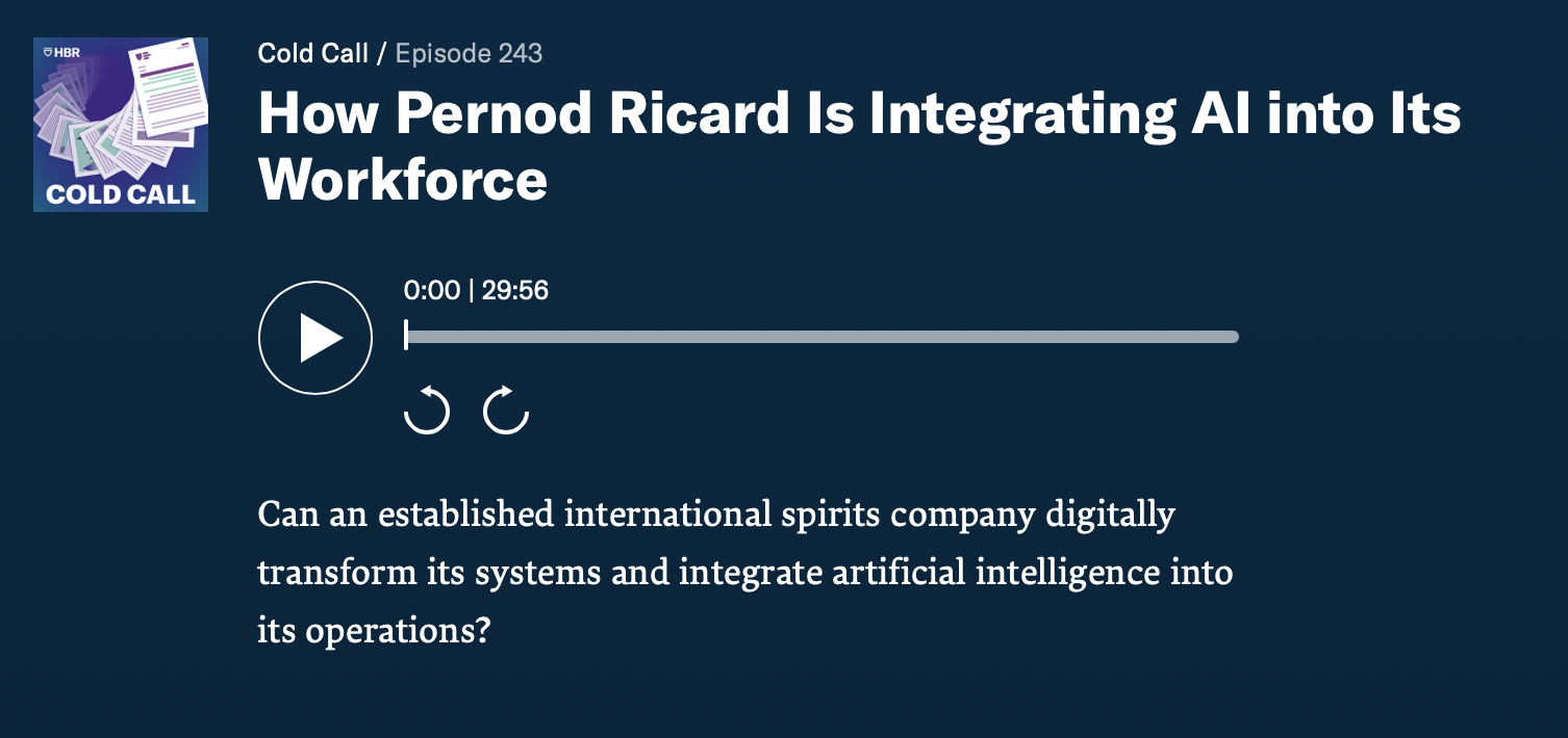 How Pernod Ricard is Redefining Work with AI