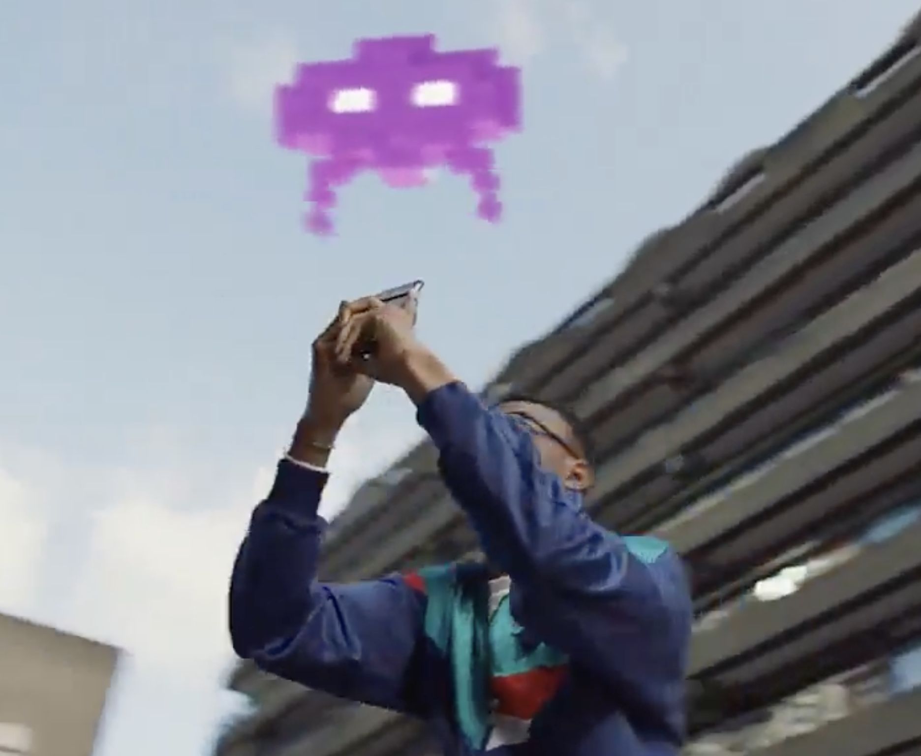 Classic game Space Invaders has been reinvented with geo-spatial AR tech