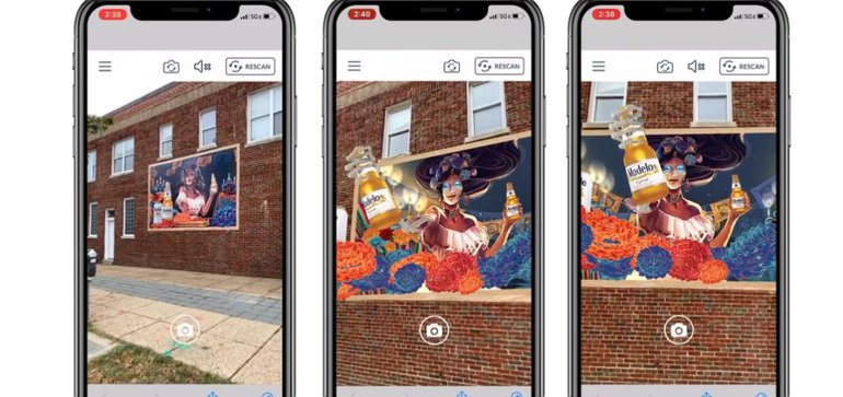 Modelo enlivens Day of the Dead murals via AR