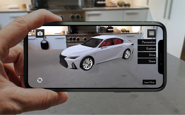 Lexus creates AR app for vehicle launch