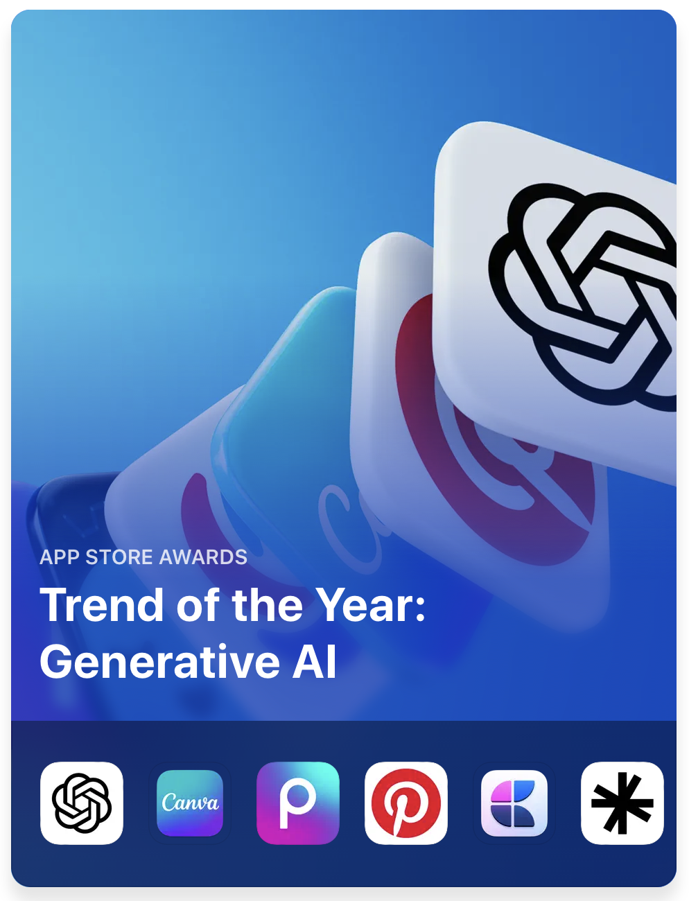 Apple’s App Store names GenAI trend of the year