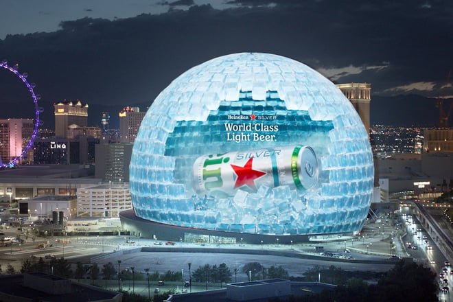 Heineken’s Vegas Formula 1 strategy includes the Sphere