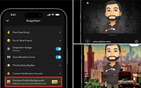 Snapchat Expands Premium Offering With Generative AI Profile Backgrounds