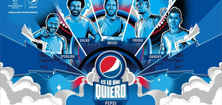 Pepsi links gamified AR to packaging, social as part of global soccer push