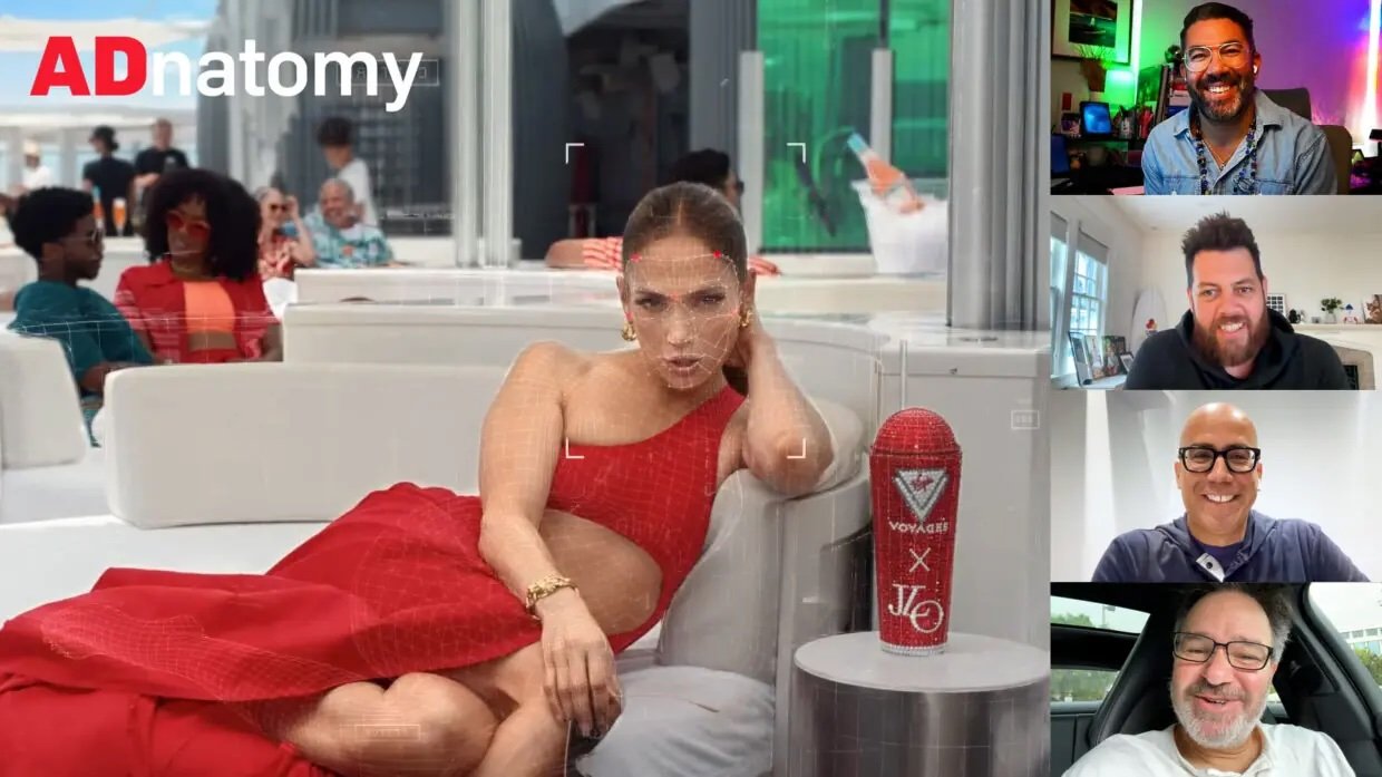Behind the scenes of Virgin Voyages’ JenAI campaign