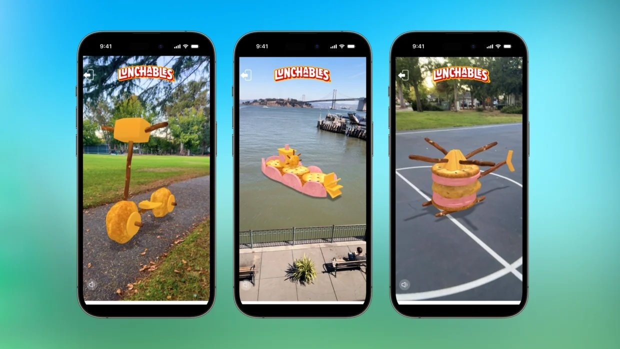 Lunchables becomes the first brand to use Niantic’s rewarded AR format