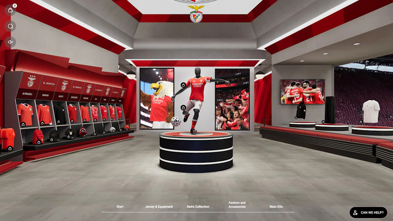 Benfica Kicks Off a Virtual Locker Room for Fans
