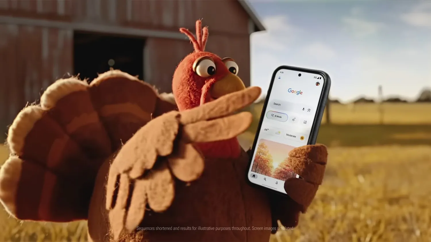 Tom the Turkey Books It: Google’s First AI-Generated TV Spot