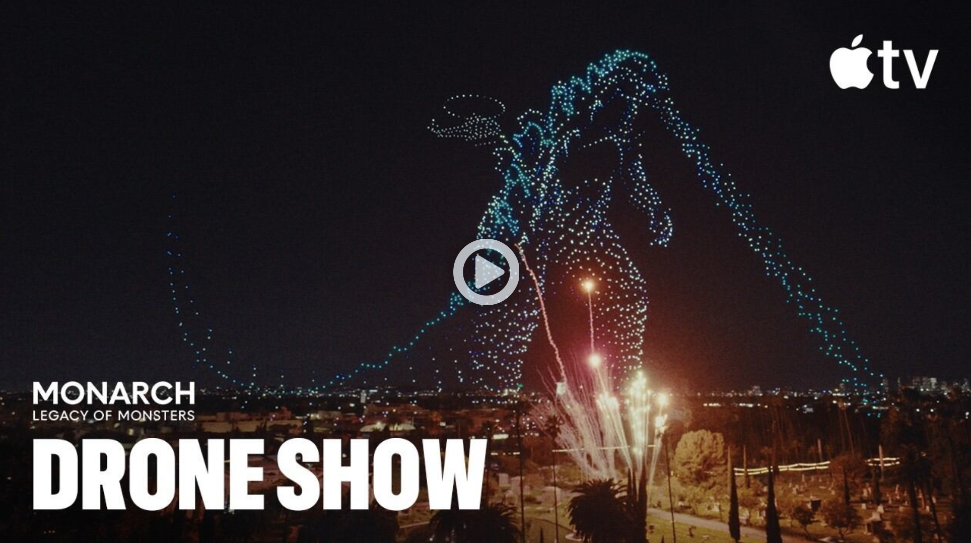 3,000 Drones Light Up Hollywood for Monarch: Legacy of Monsters