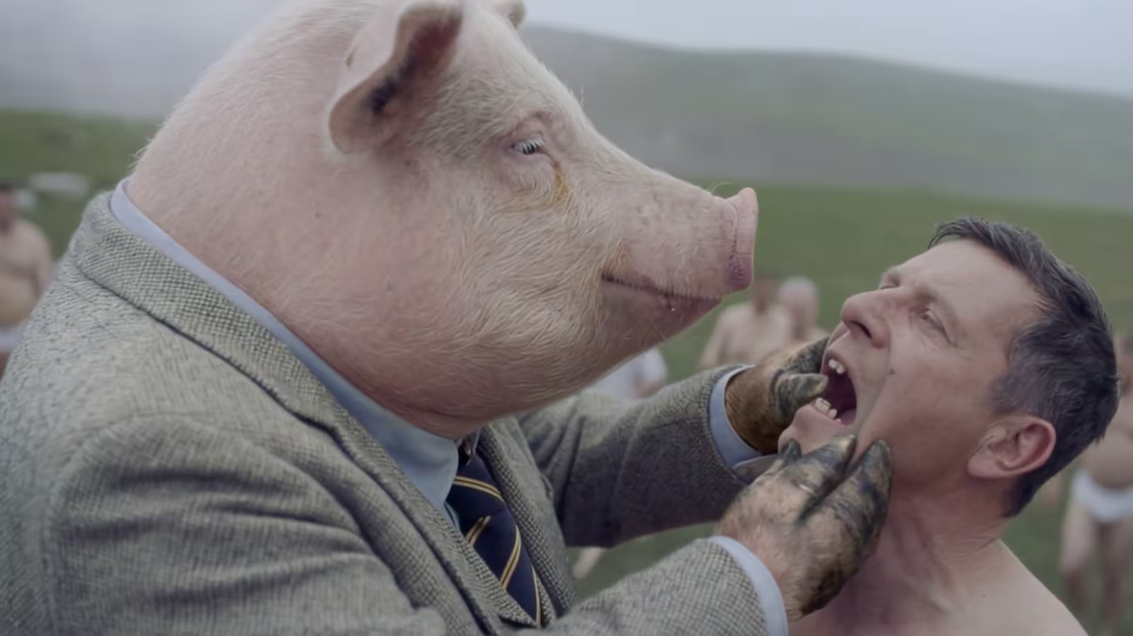 When the Tables Turn: Pigs Farming People in AI-Powered PSA